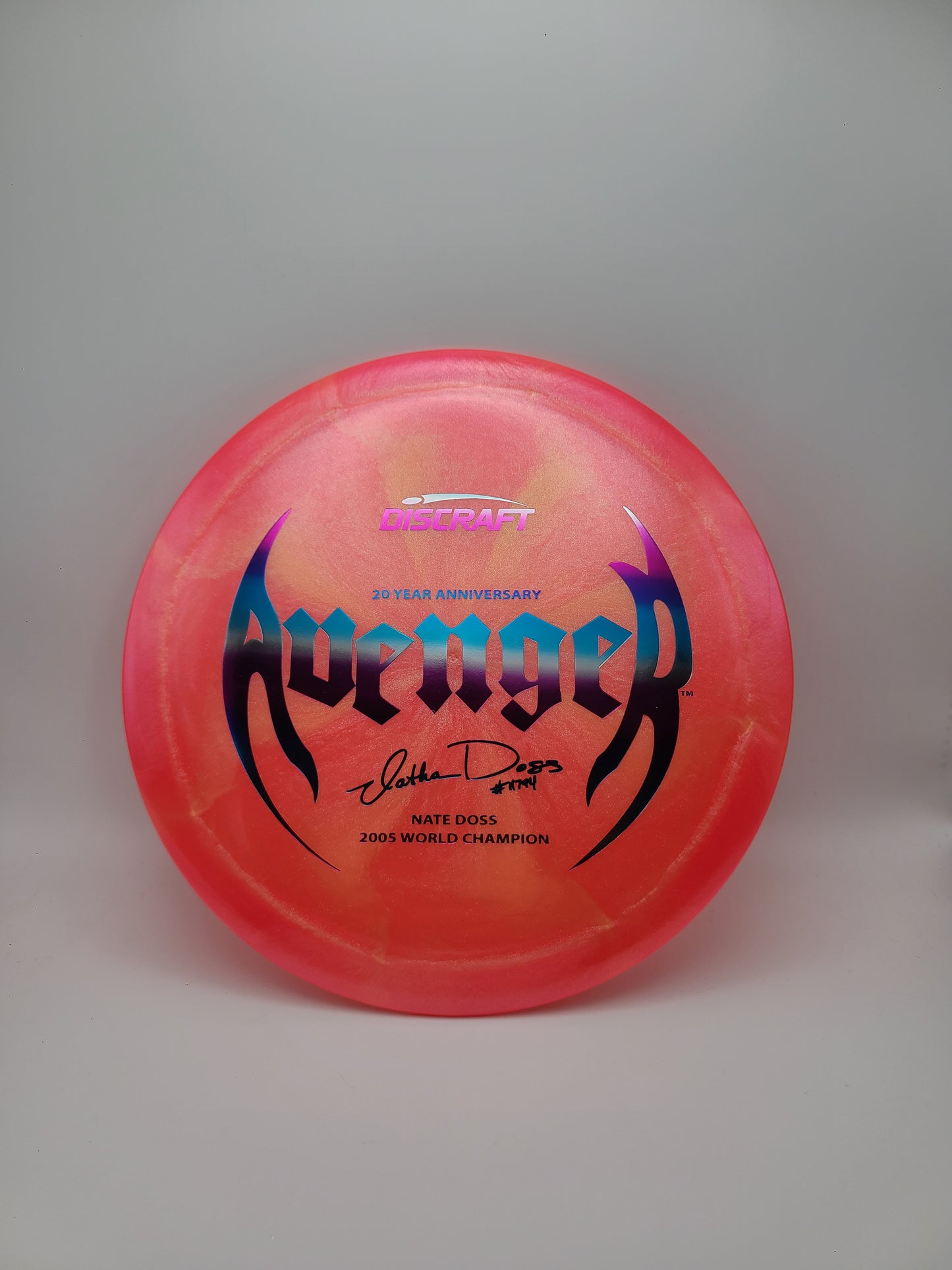 Discraft Z Swirl Avenger Nate Doss 20 yr Anniversary 10/5/0/3