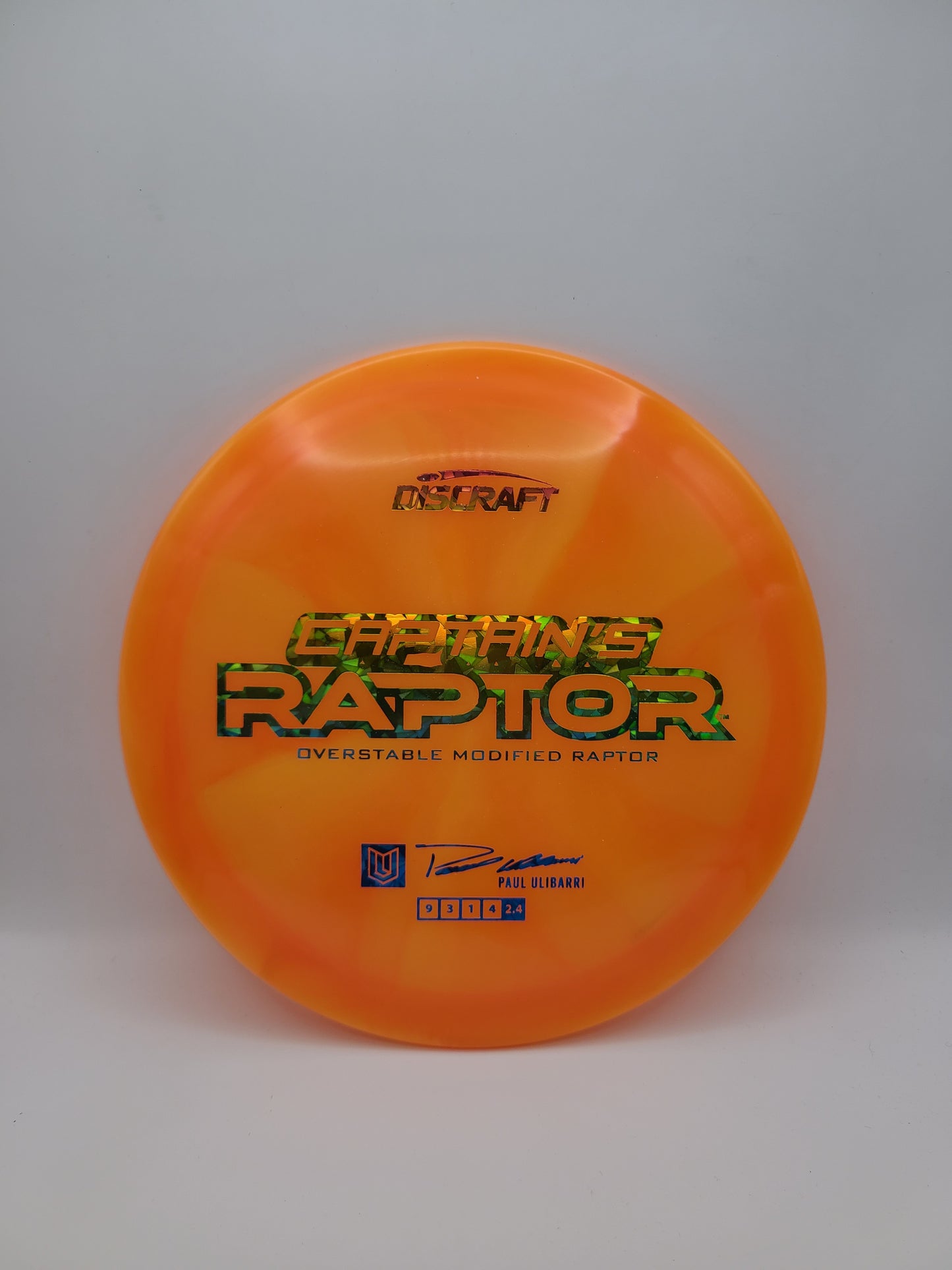 Discraft Captains Raptor 2025 Paul Ulibarri  9/3/1/4