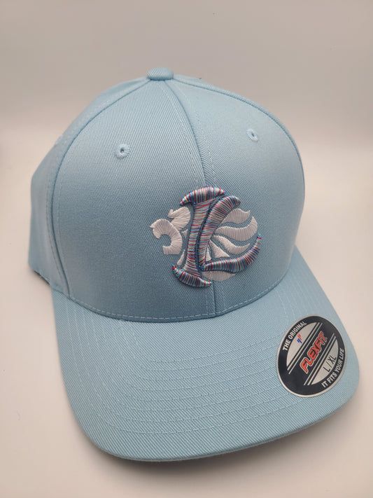 Flexfit Cotton Blend Ball Cap - Iron Lion Lionshead Embroidery