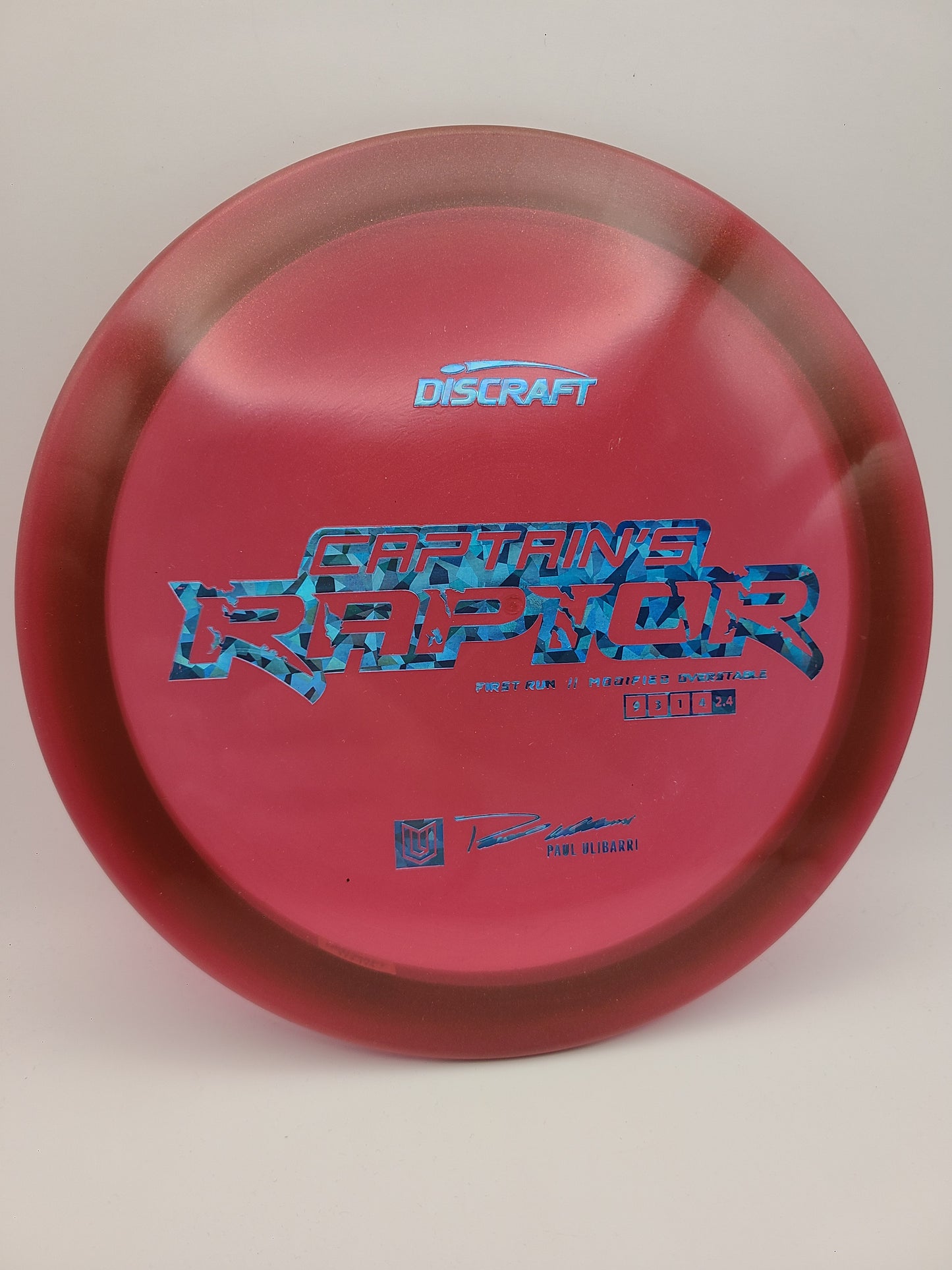 Discraft Captains Raptor 1st Run Paul Ulibarri