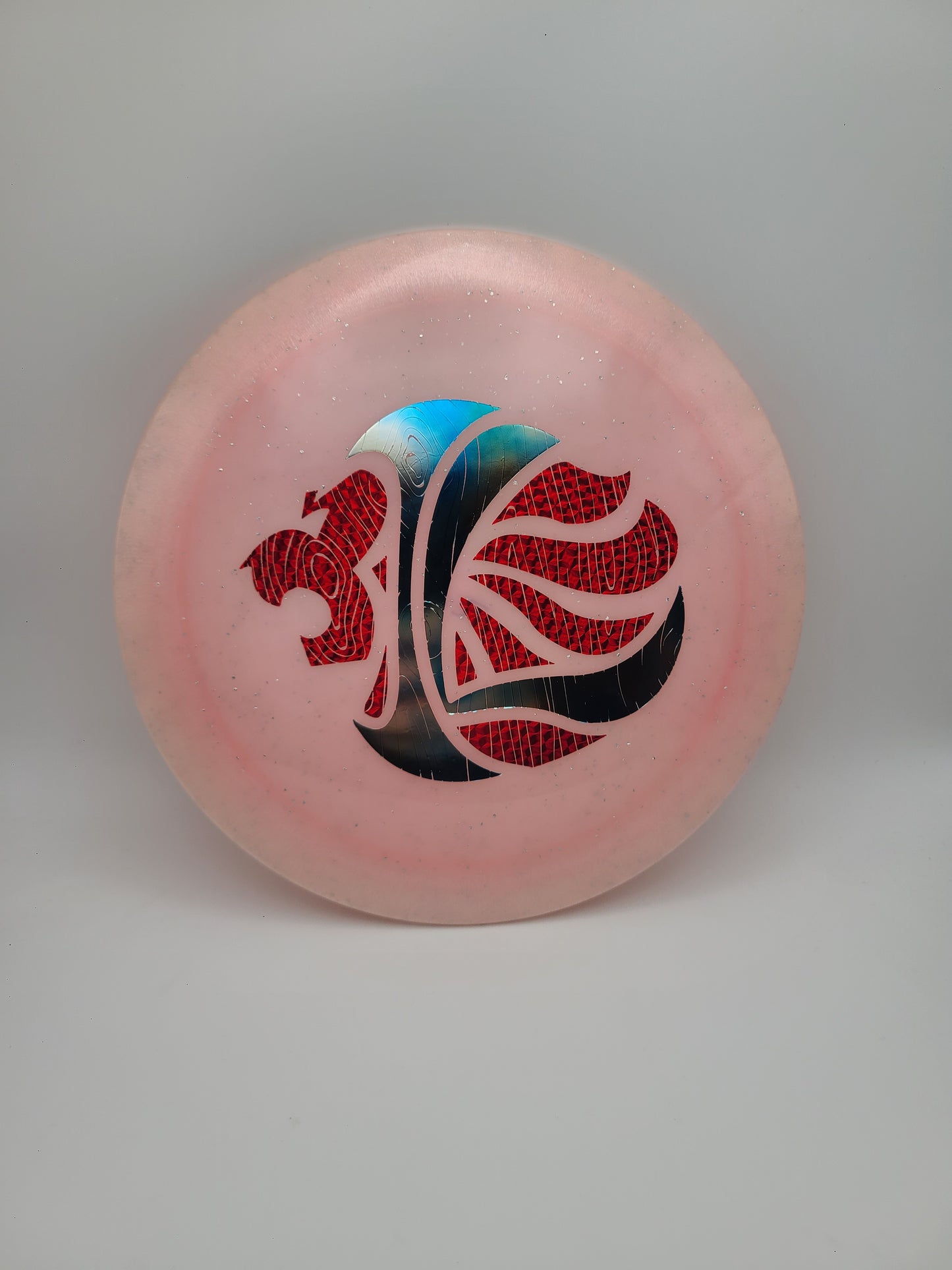 Innova Metal Flake Color Glow Champion Charger - Iron Lion Custom Stamp