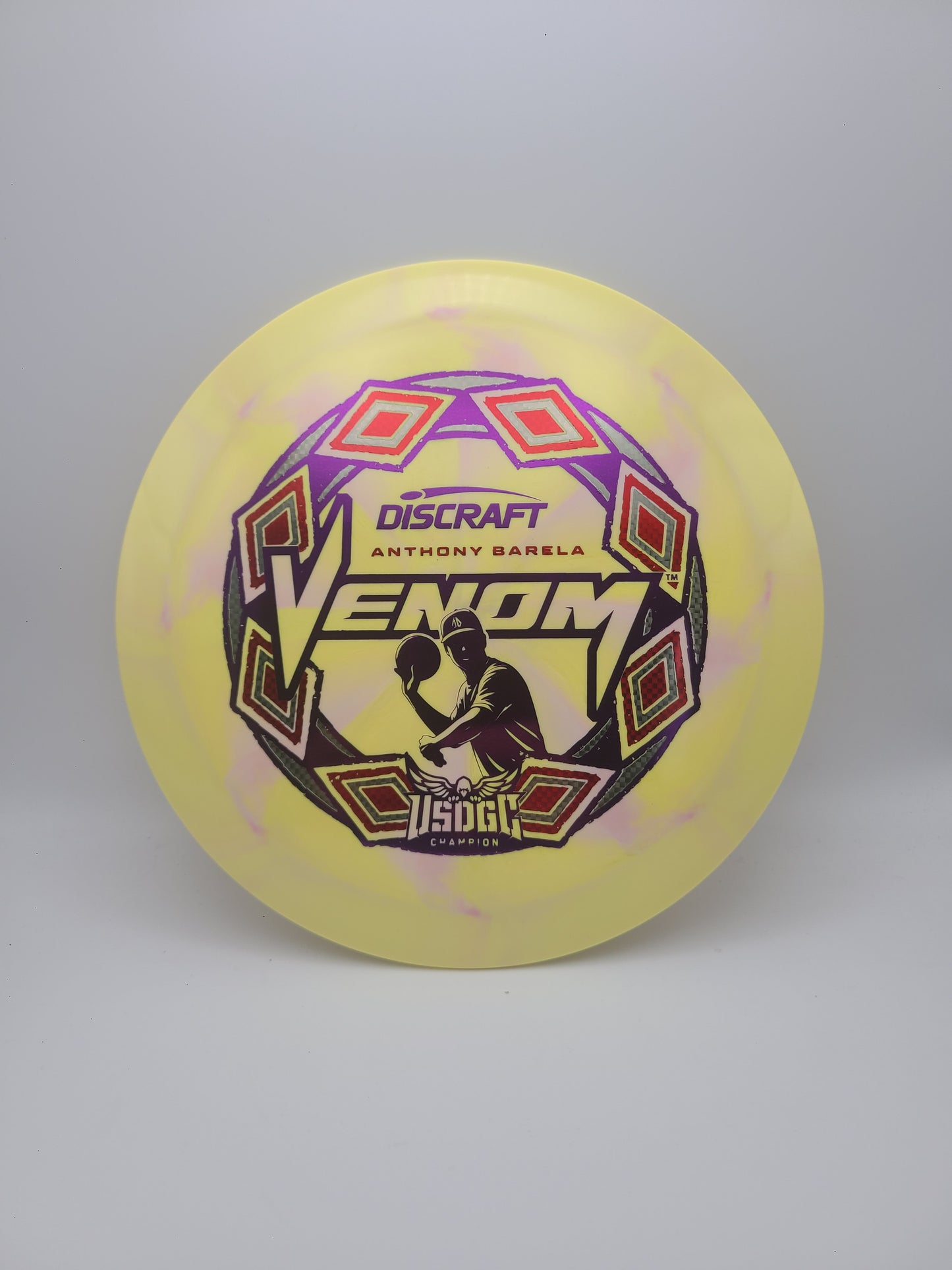 Discraft ESP Swirl Venom Anthony Barela USDGC Champion 2025
