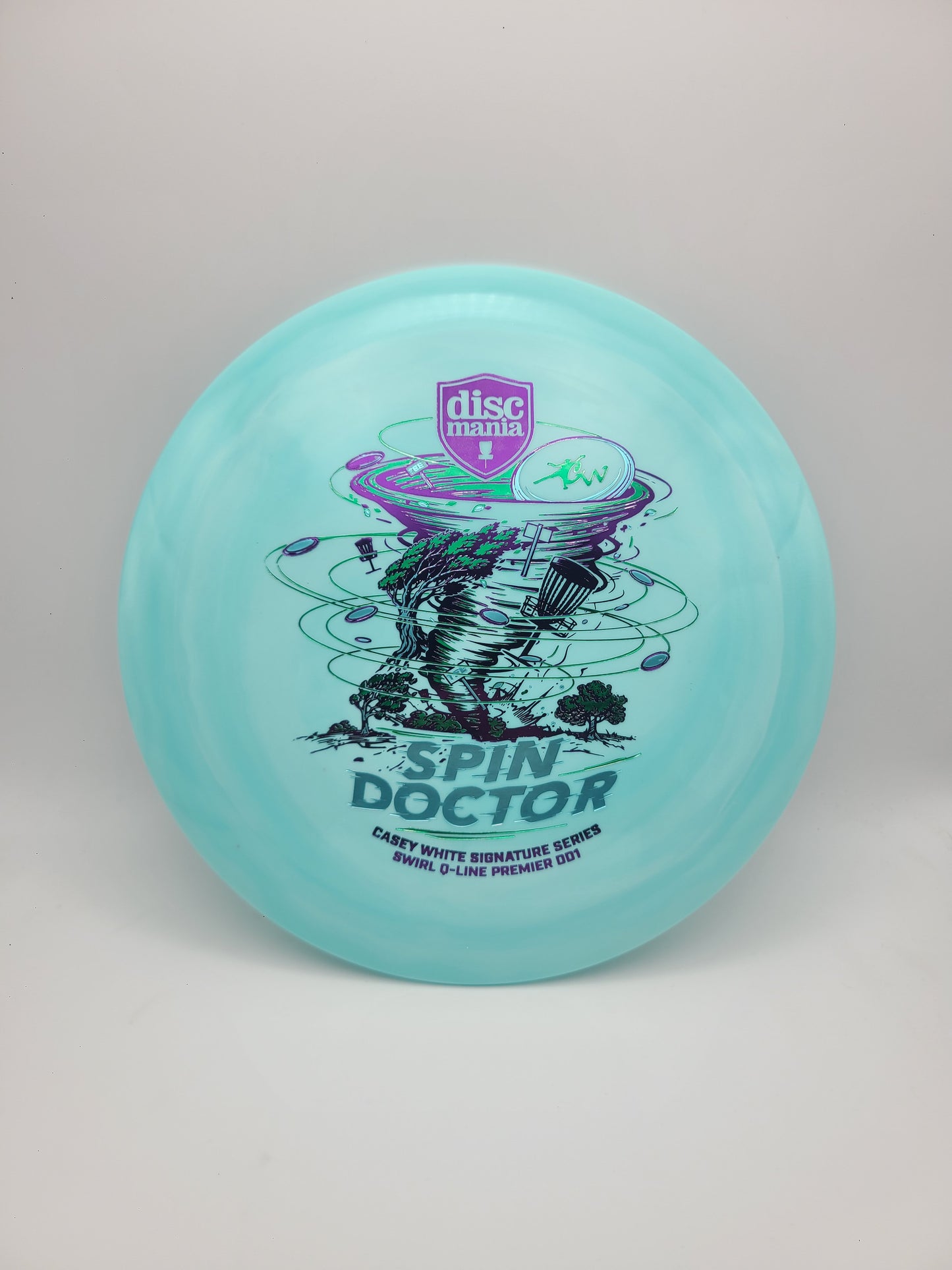 Discmania Swirly Q-Line Premier DD1 - Spin Doctor Casey White Signature Series
