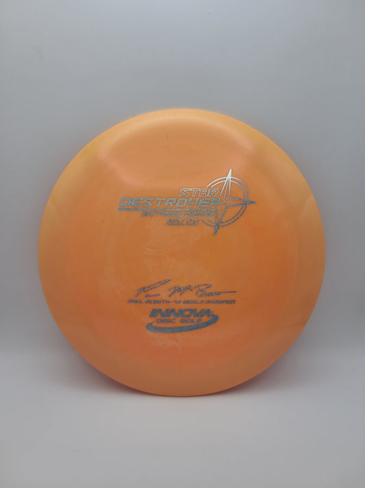 Innova Star Destroyer Paul McBeth 4x - Iron Lion Bottom Stamp 12/5/-1/3  OOP