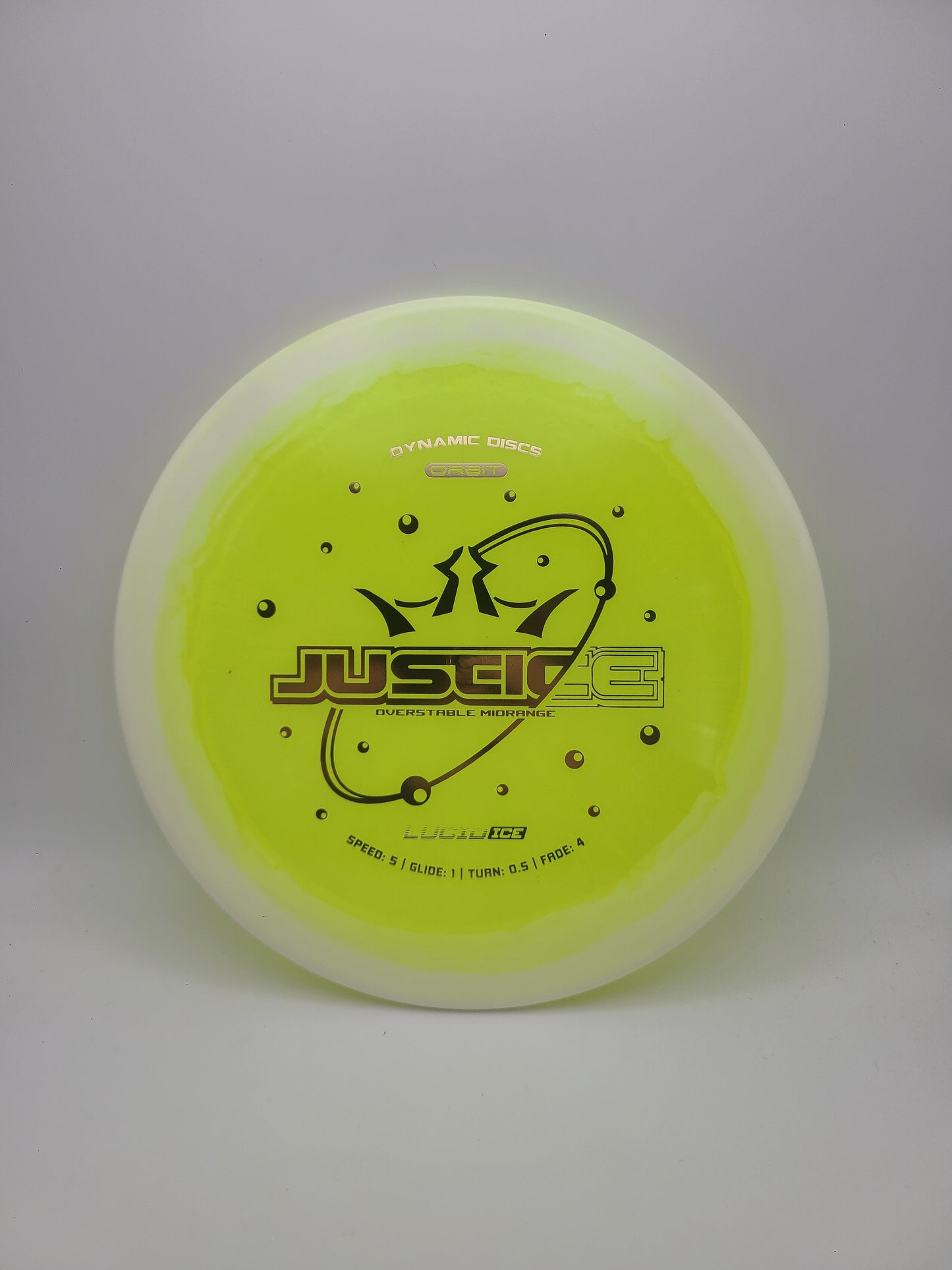 Dynamic Discs Lucid Ice Orbit Justice  5/1/.5/4