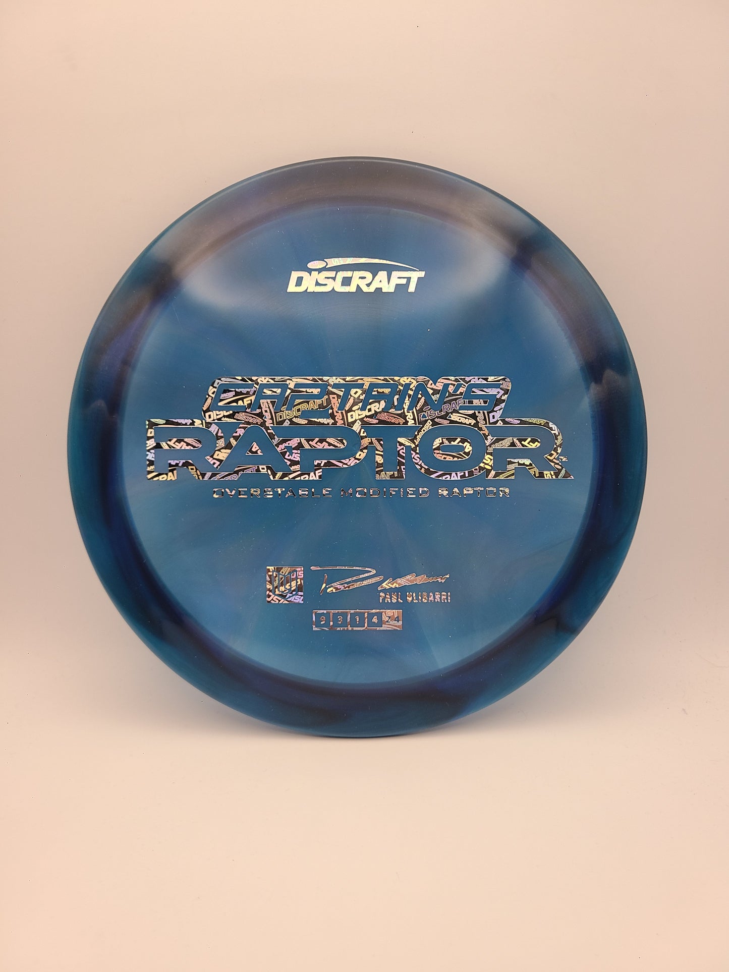 Discraft Captains Raptor 1st Run Paul Ulibarri