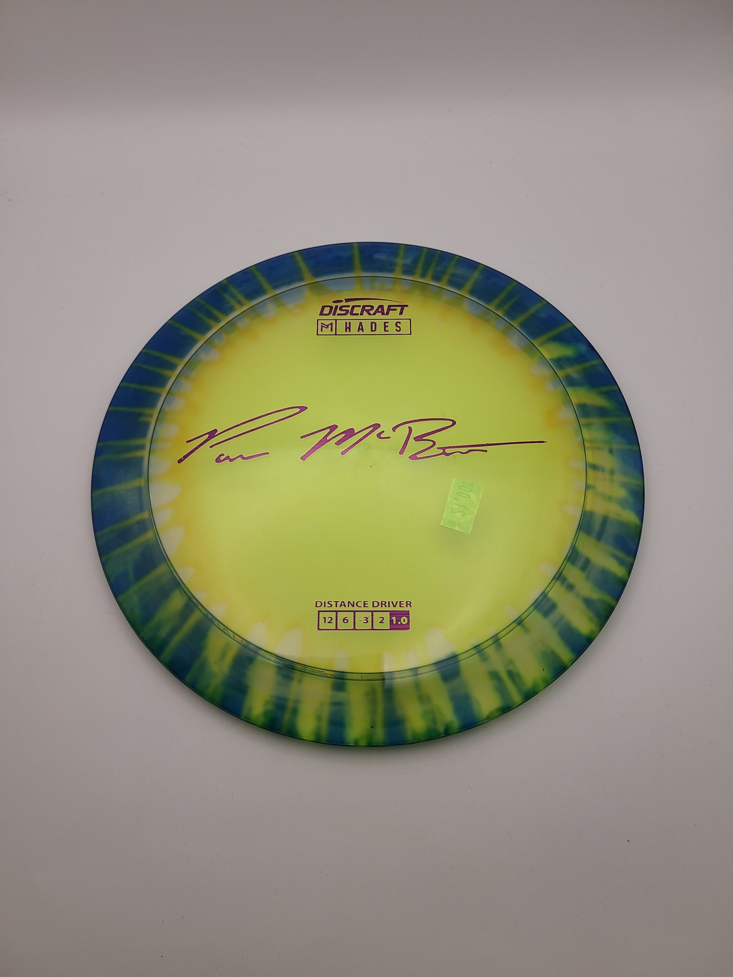Discraft Fly Dye Z Hades Paul McBeth Signature Stamp