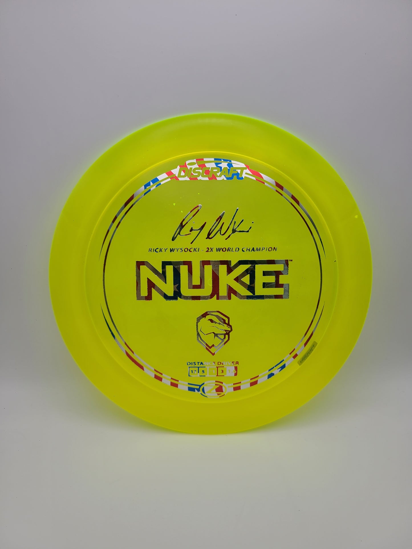 Discraft Z Nuke Ricky Wysocki Signature Stamp  13/5/-1/3
