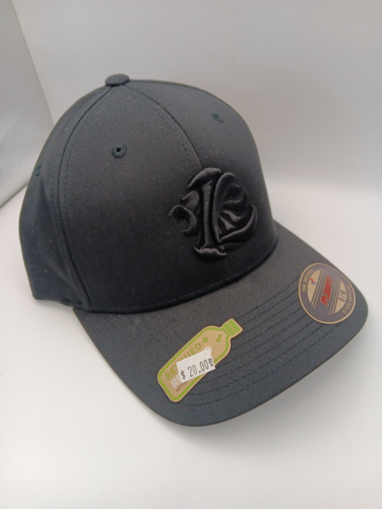 Flexfit Recycled Fabric - Iron Lion Custom - Black, Black IL