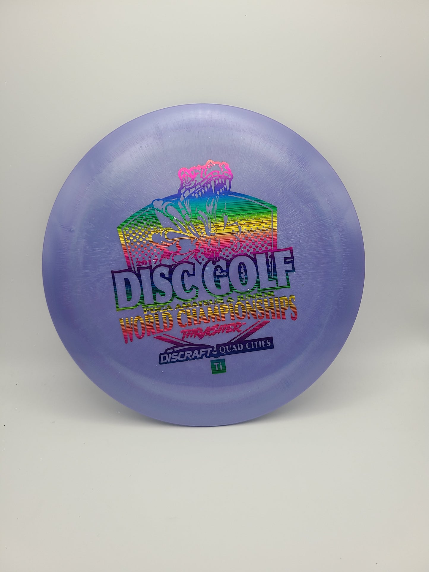 Discraft Titanium Thrasher 2017 PDGA Am Worlds Player Pack - 1st Run - 12/5/-3/2