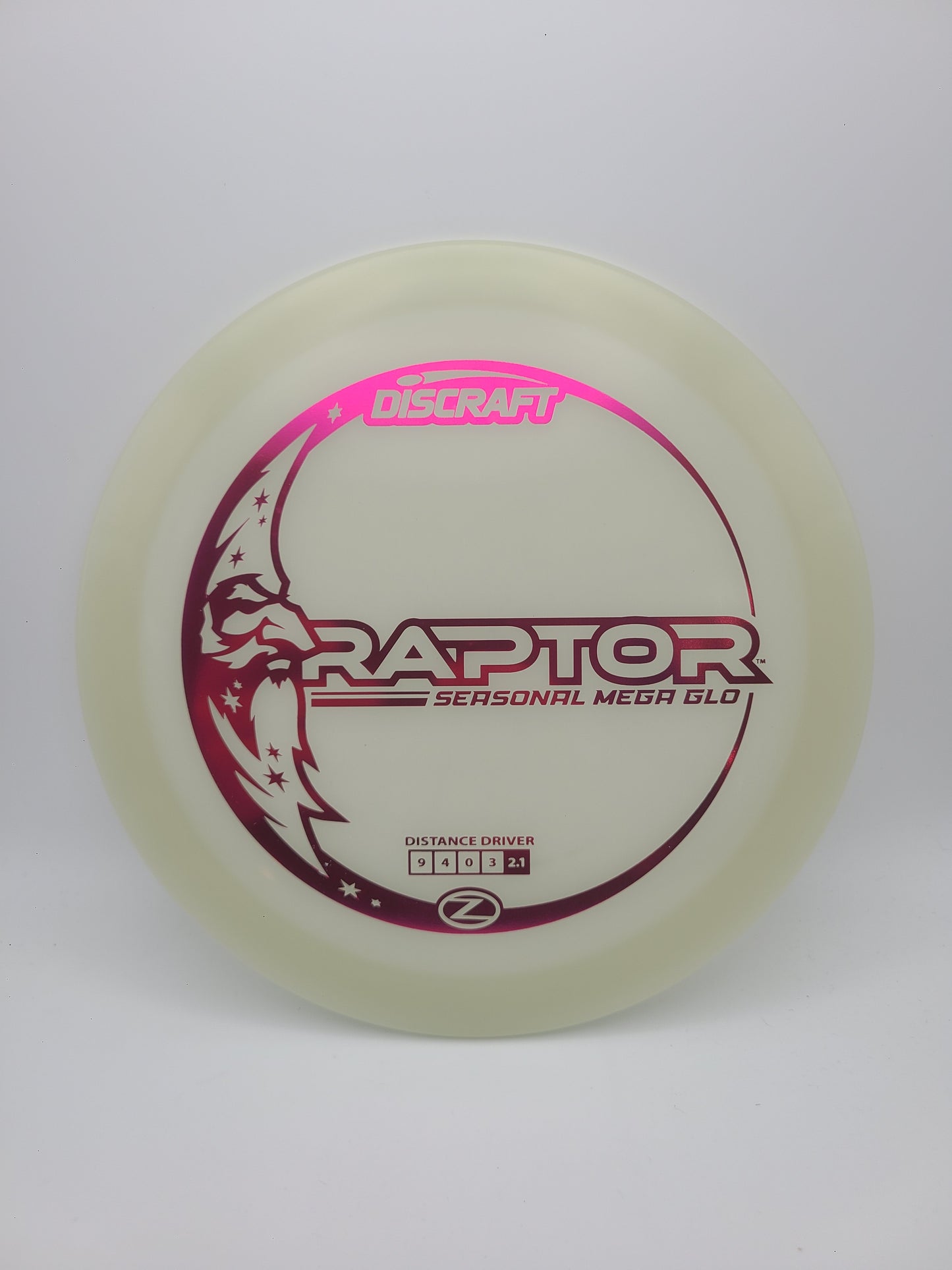 Discraft Seasonal Mega Glo Raptor  9/4/0/3