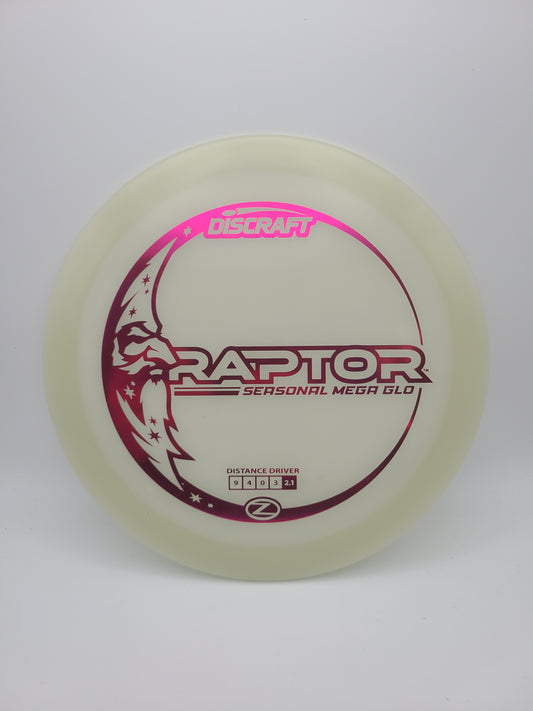 Discraft Seasonal Mega Glo Raptor  9/4/0/3