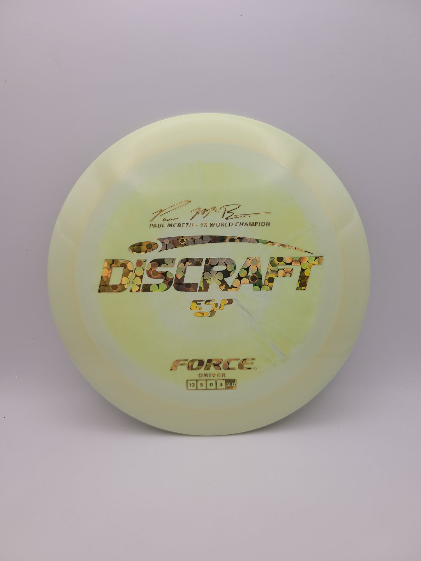 Discraft ESP Force 5x Stock Stamp