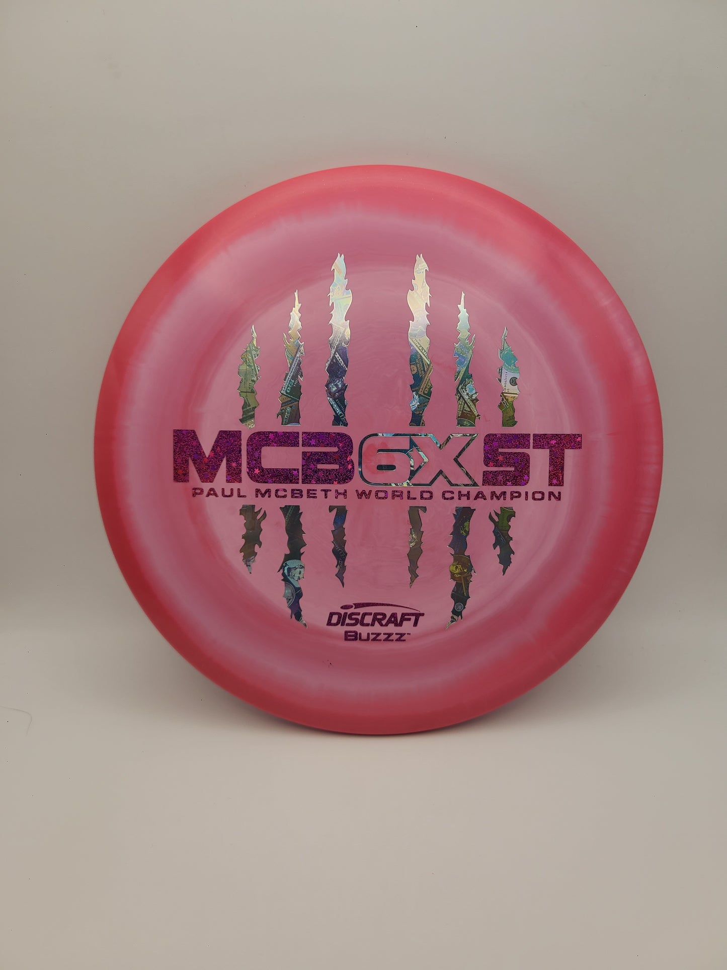 Discraft ESP Buzzz Paul McBeth 6x Claws Stamp 5/4/-1/1