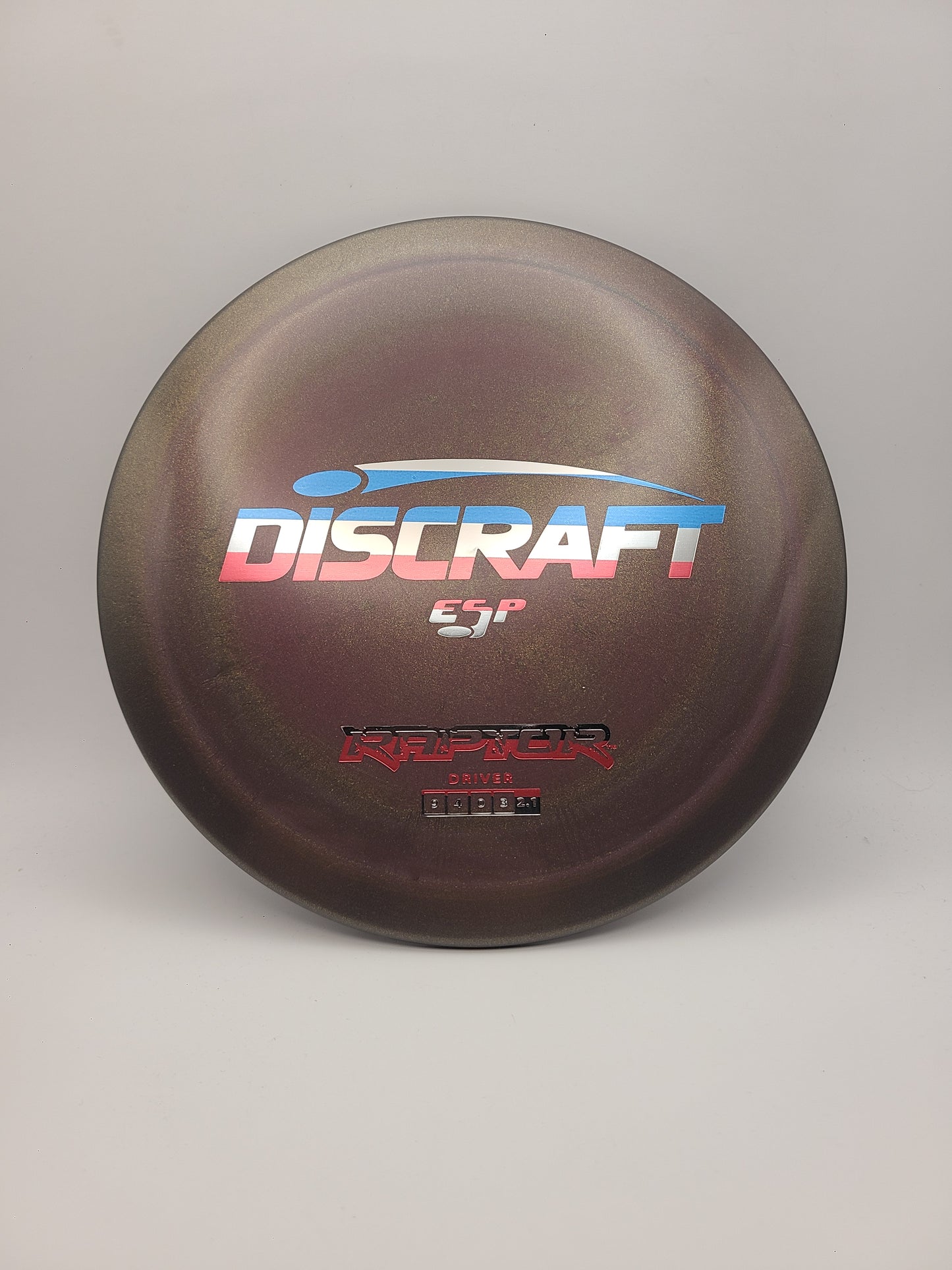 Discraft ESP Raptor 9/4/0/3 Ti Glitter Bomb Flat Top
