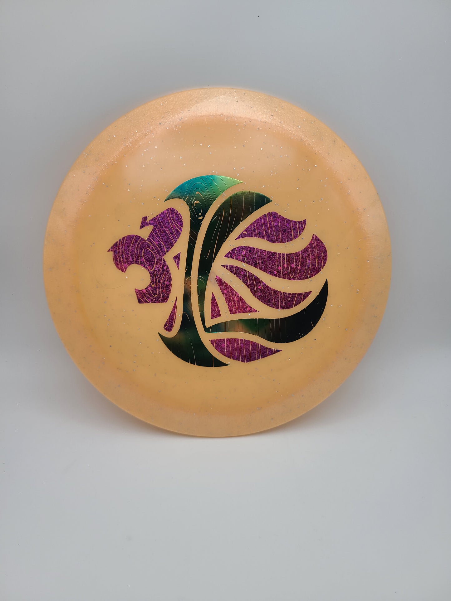 Innova Metal Flake Color Glow Champion Charger - Iron Lion Custom Stamp