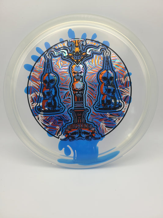 Dynamic Discs Lucid-Ice SplaDDer Justice - Scales of Justice 10 Year Anniversary