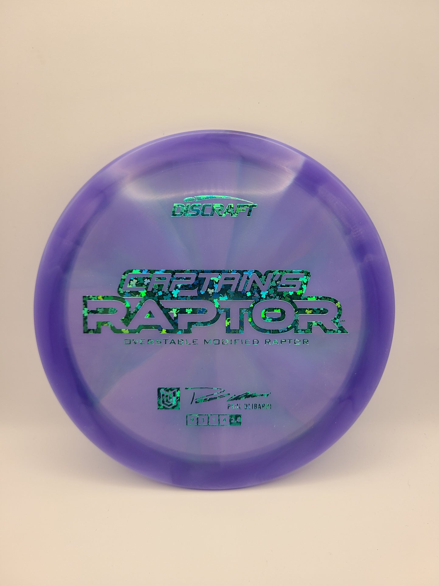Discraft Captains Raptor 2025 Paul Ulibarri  9/3/1/4